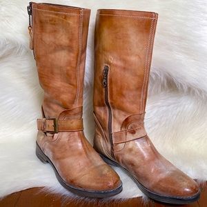 NWOT Distressed Roan Tall Token Tan Boots Size 8